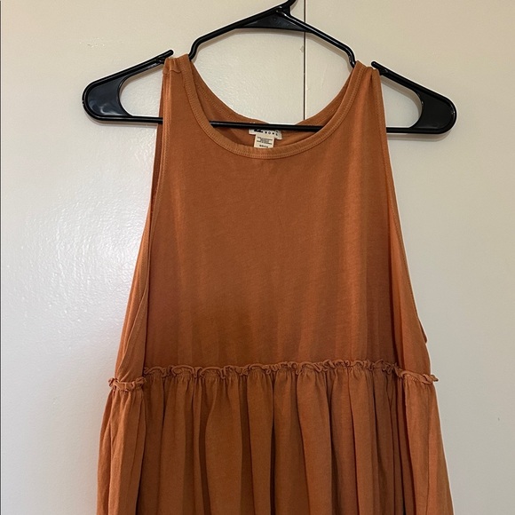 New Billabong Seaside Tank Mini Dress Brown Medium Size S - Picture 3 of 10